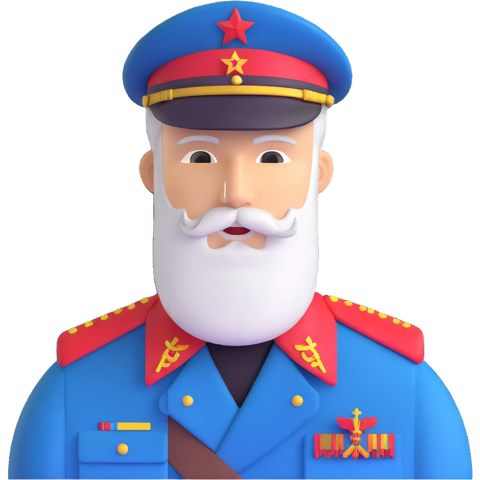 Nikolai Belinski Soviet soldier from Call of Duty Zombies with beard emoji