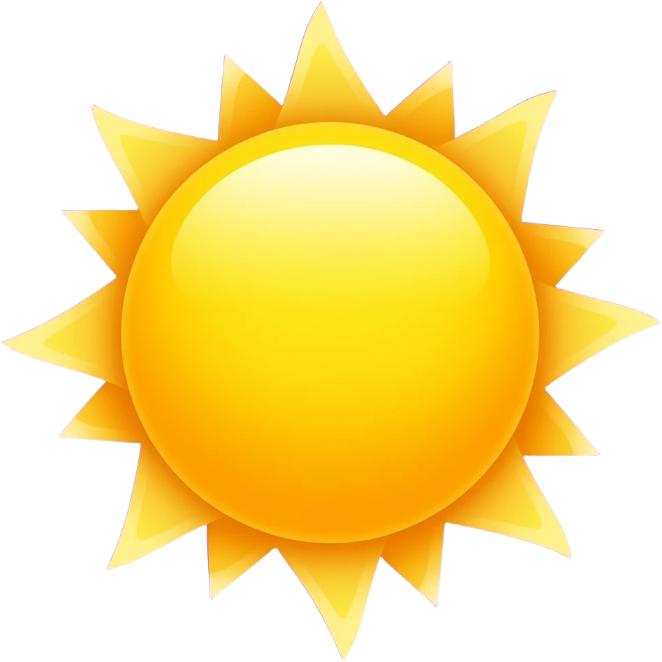 Argead sun on purple background emoji