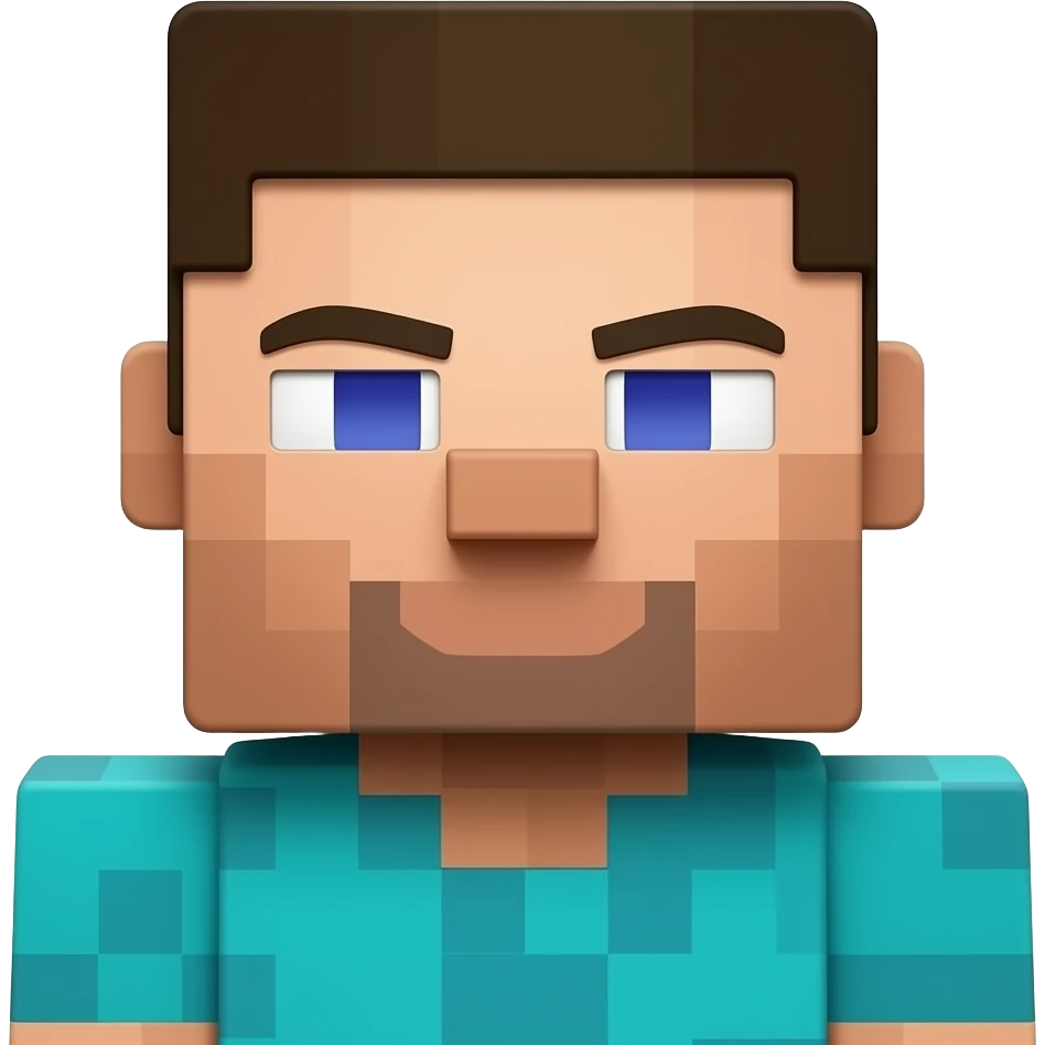 minecraft steve emoji
