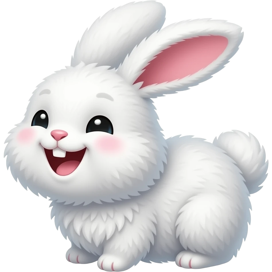Bunny Laugh emoji