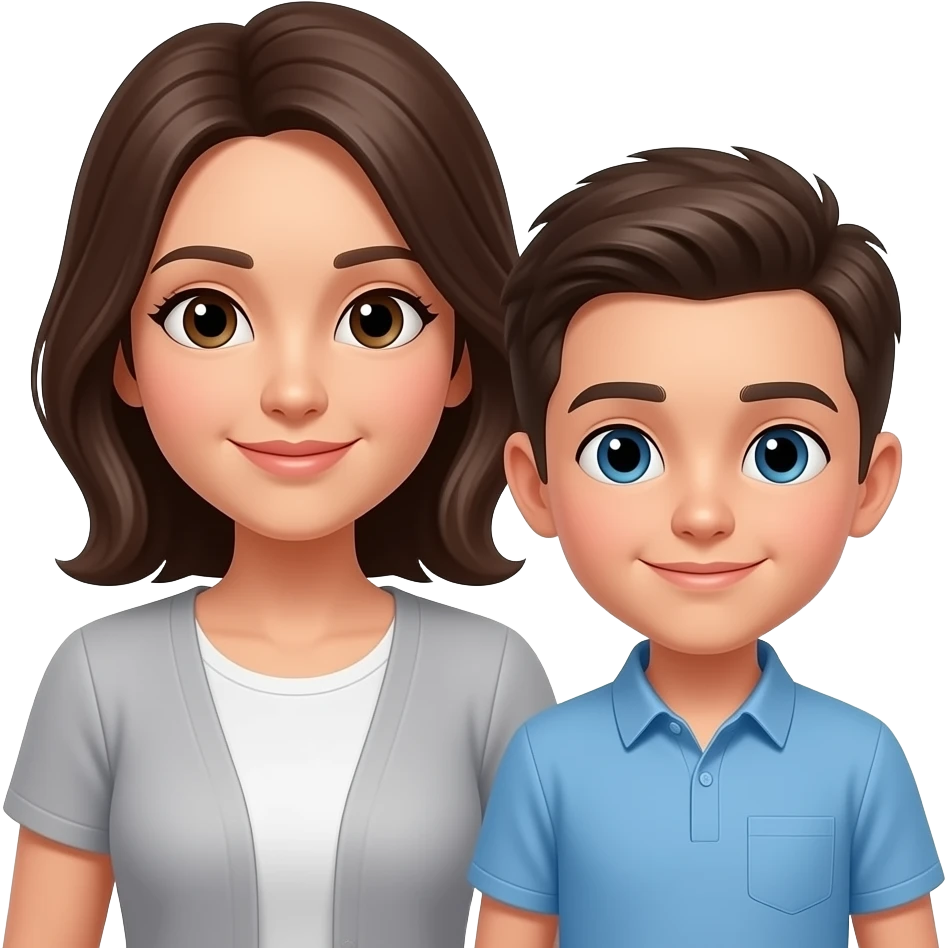 Madre e hijo emoji
