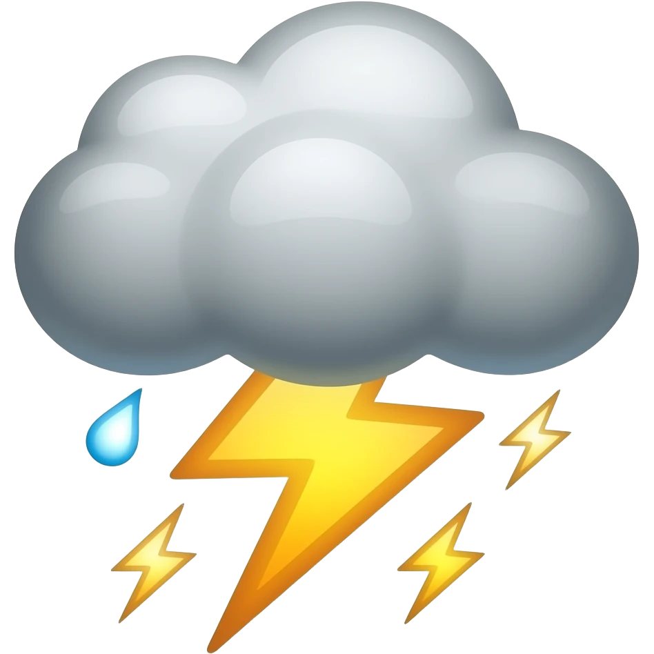 thunder emoji