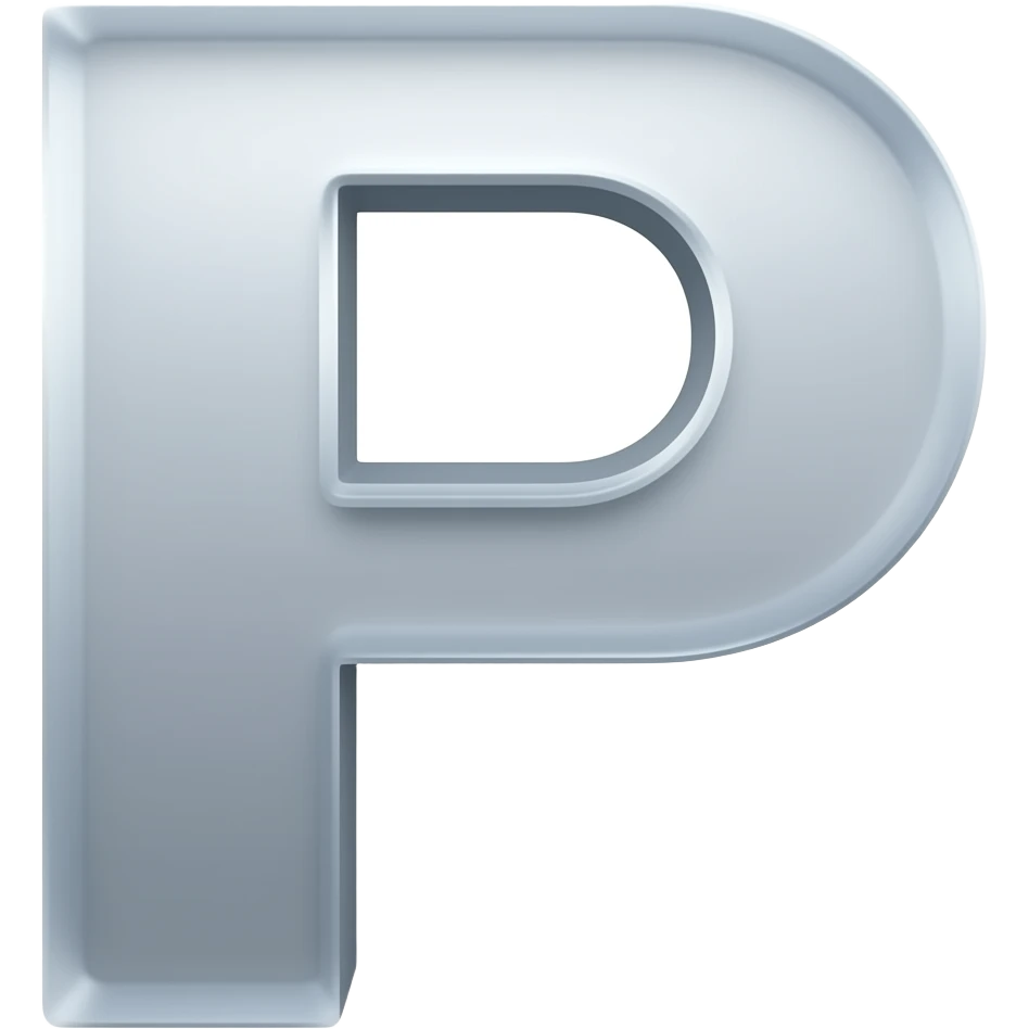 letter P emoji