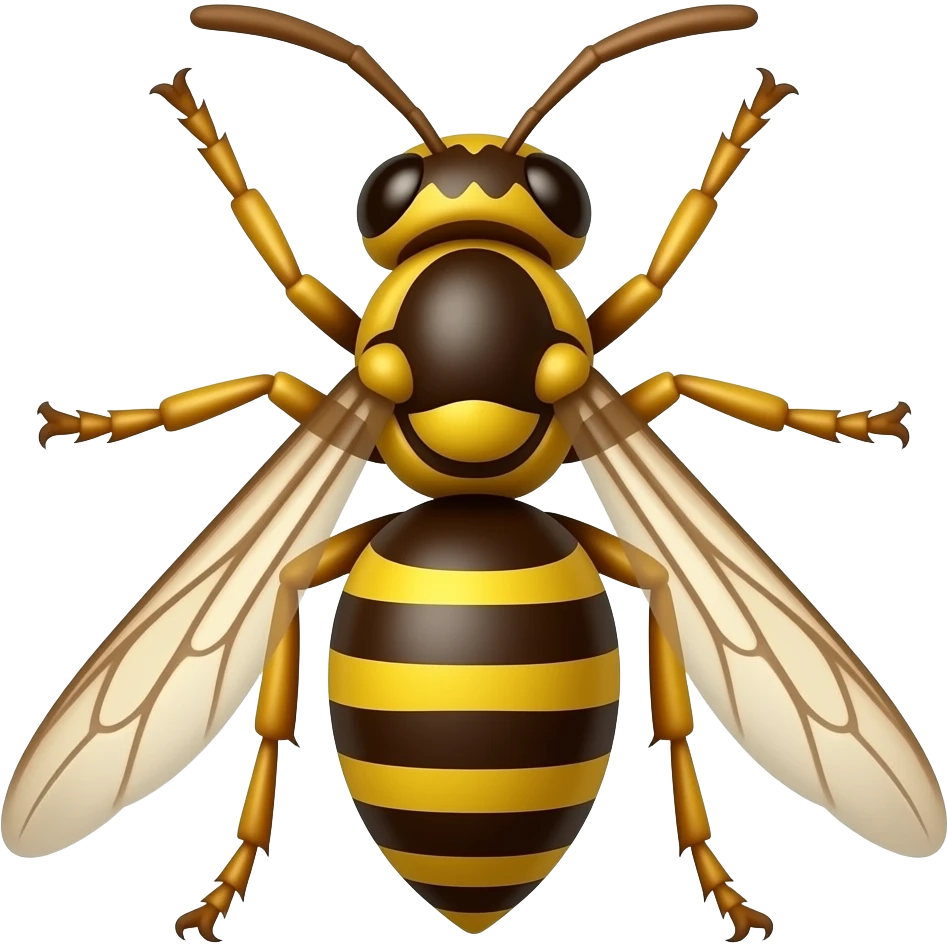 Make a wasp emoji