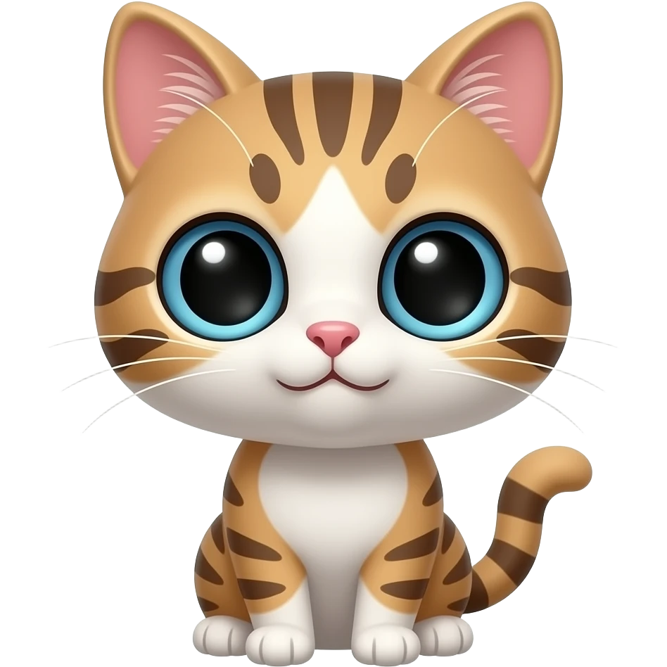 Cat chibi disney style emoji