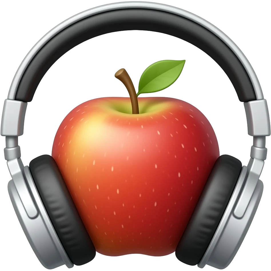 apple headphone emoji