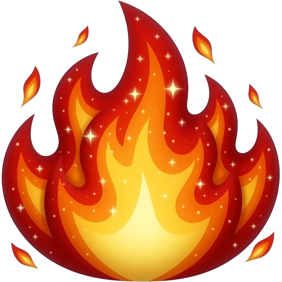 Hyper realistic fire red velvet fur soaked in starlight glitter and shadow gradients beautiful, shoulder bust emoji
