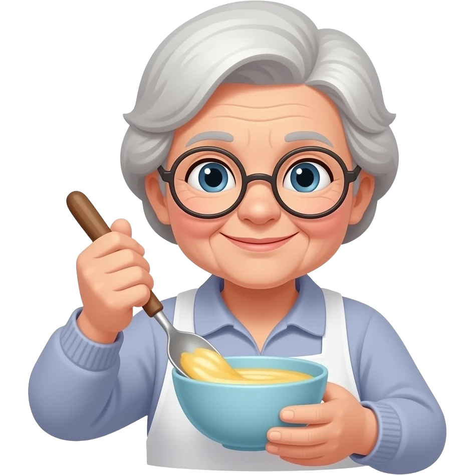 Бабуля твëркает emoji