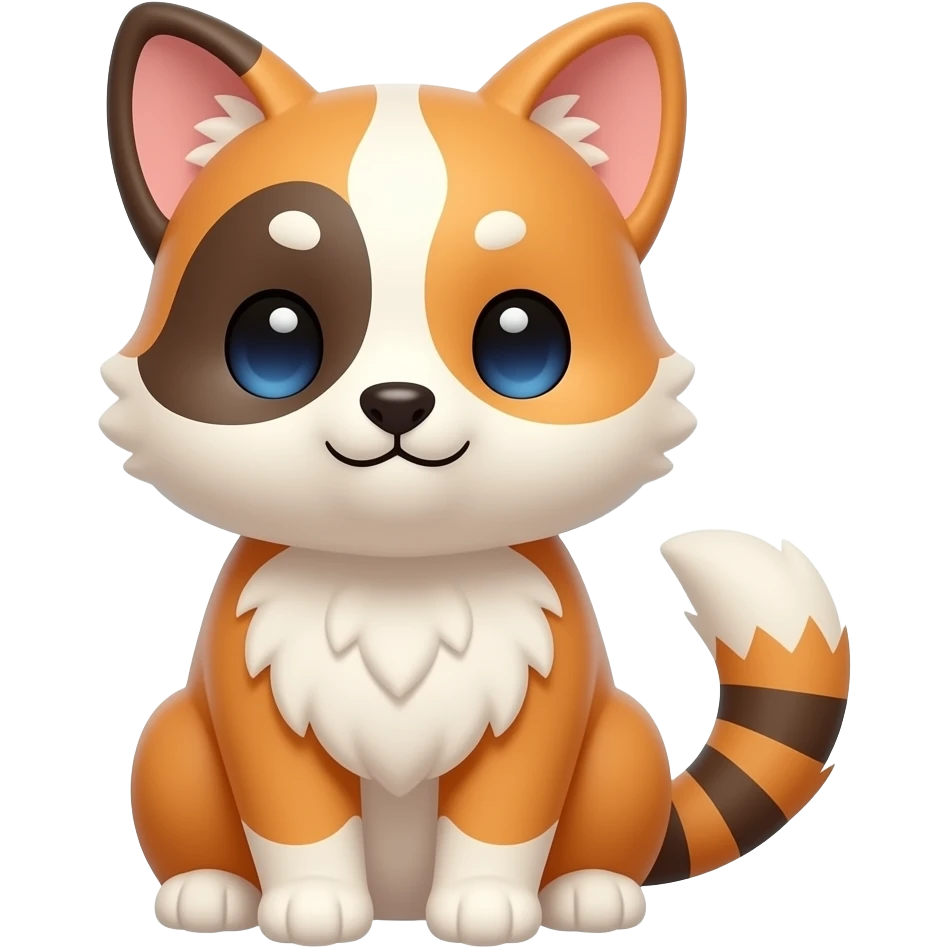 Cute chibi animal emoji