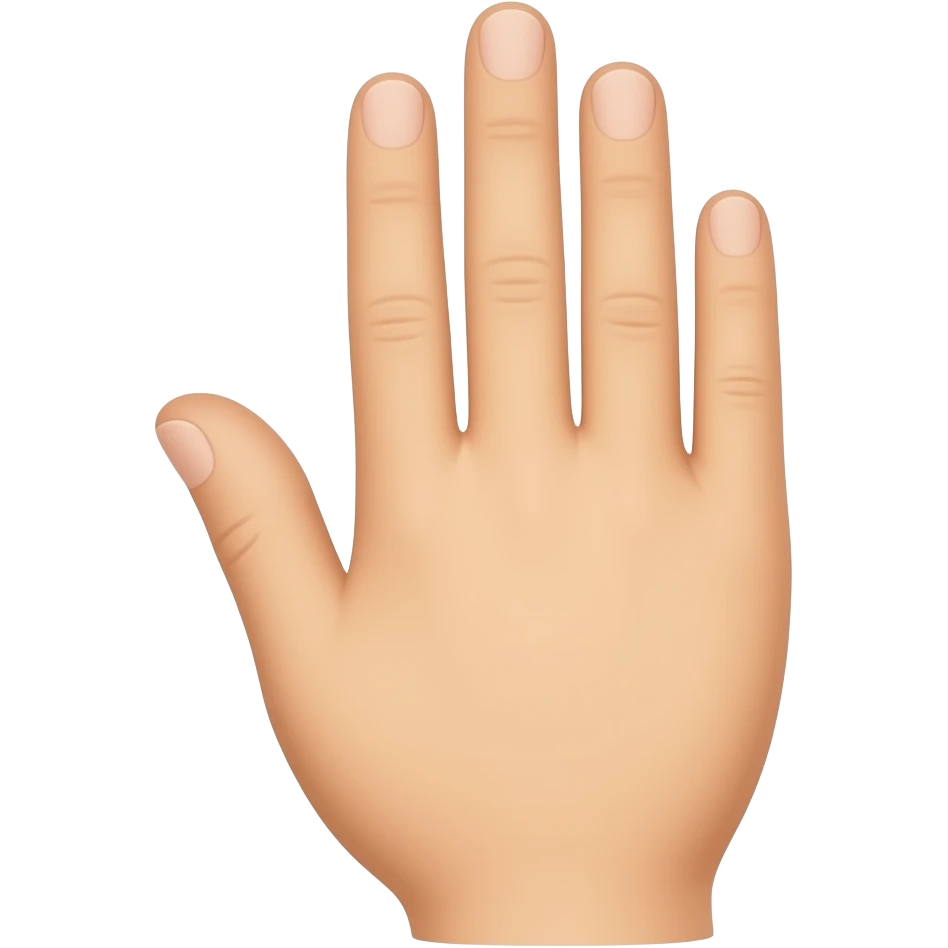back of hand emoji