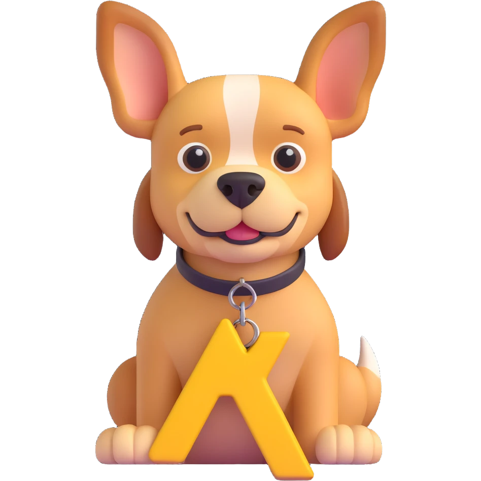 dog with a crossed-out screw symbol, literal interpretation of 'Don't screw the pooch' emoji