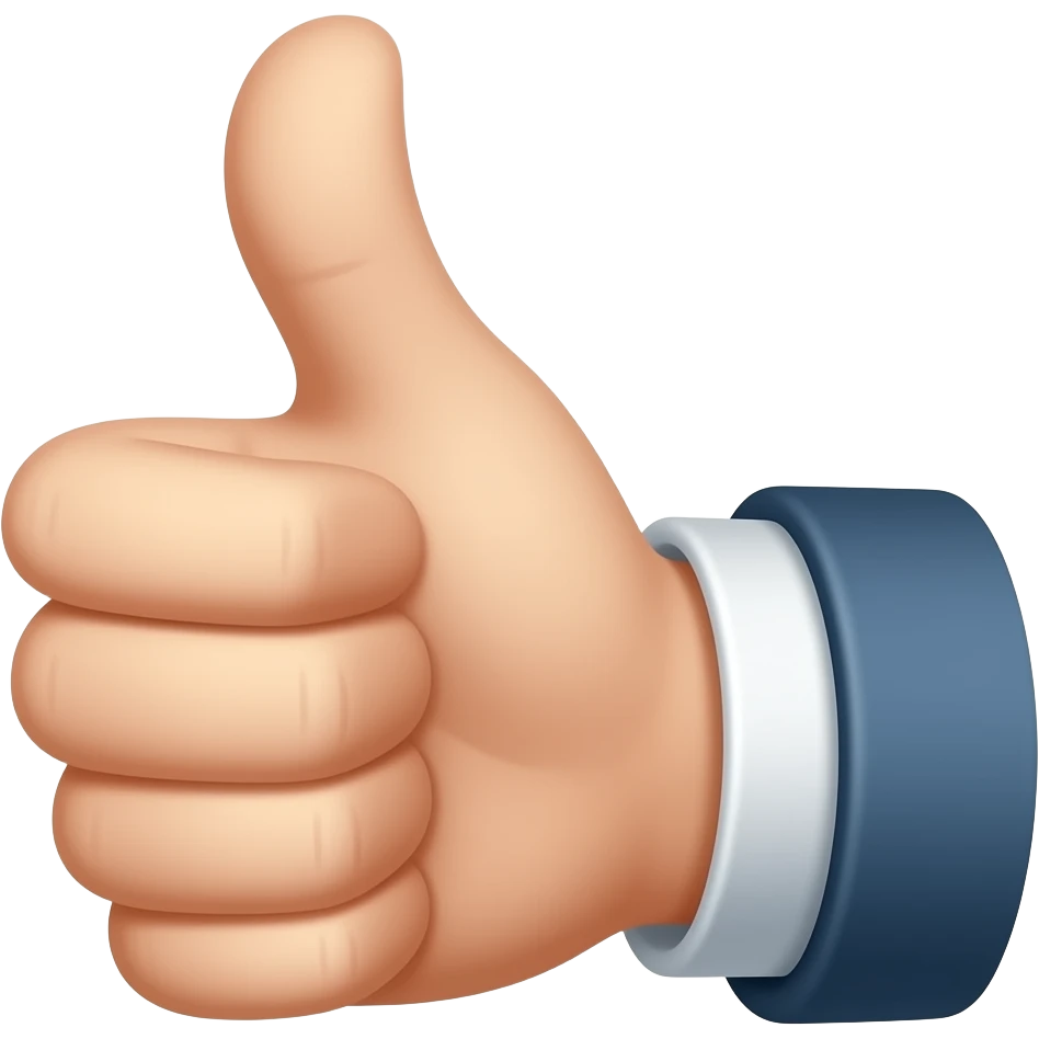 홍진 이라는 글씨에 엄지척하는 느낌 emoji