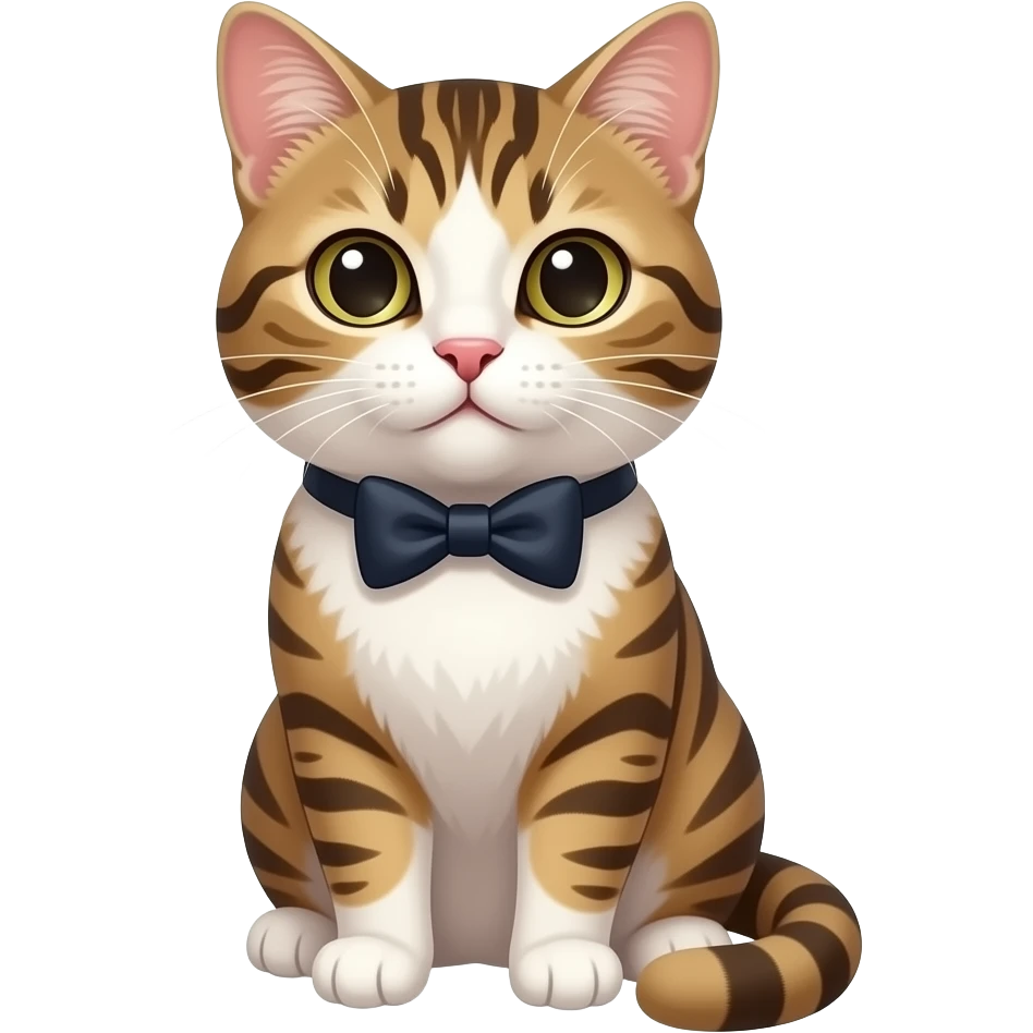 Cat with A Bowtie emoji