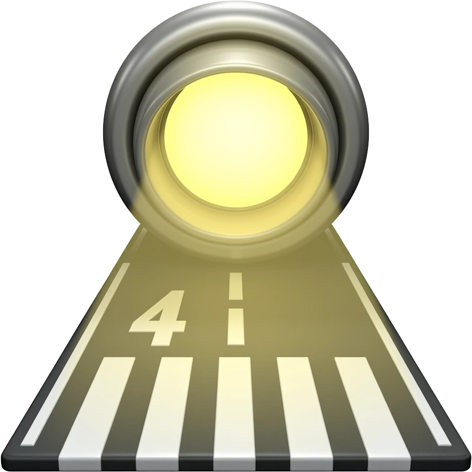 runway light emoji