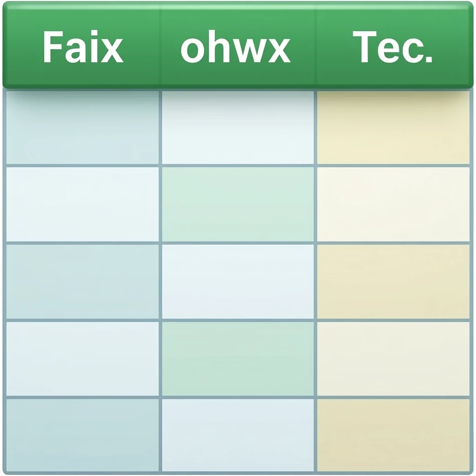 Excel table emoji