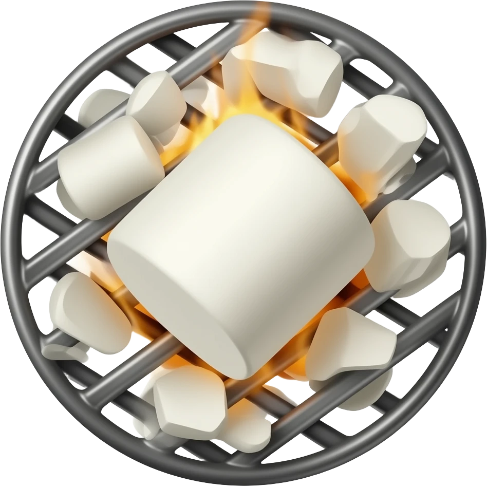 mashmallow grill emoji