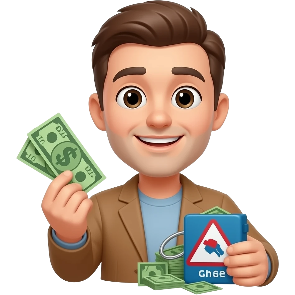 cobrar ilegalmente emoji