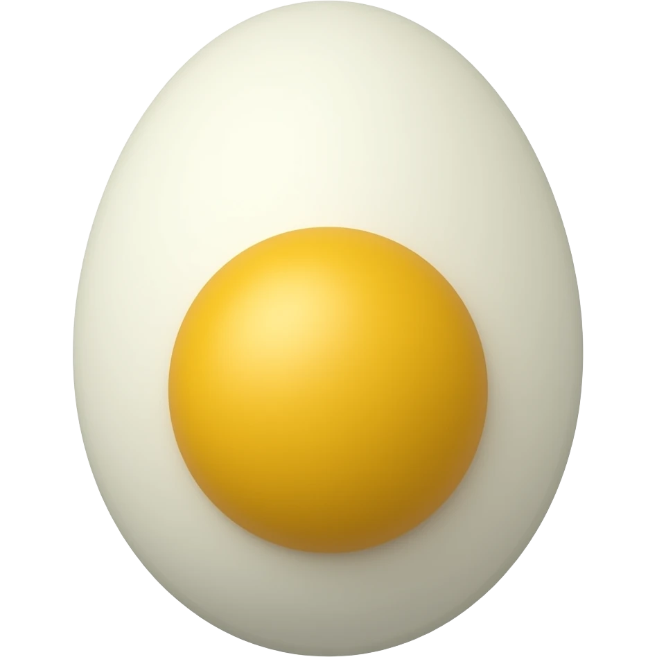 Яйцо вареное emoji