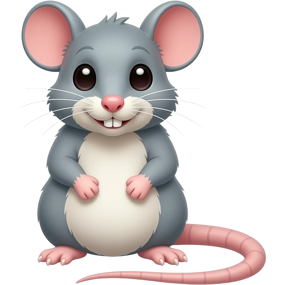 rat with buck theeth emoji