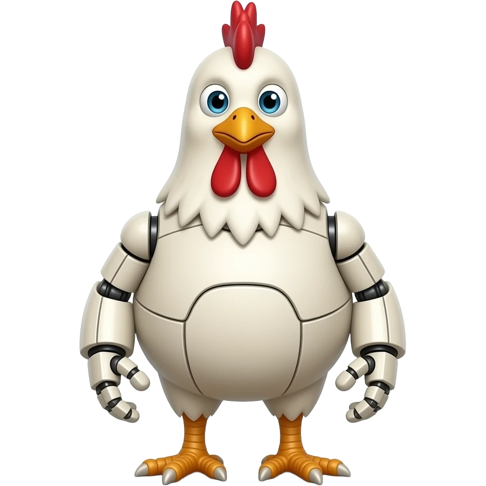 Robot chicken emoji