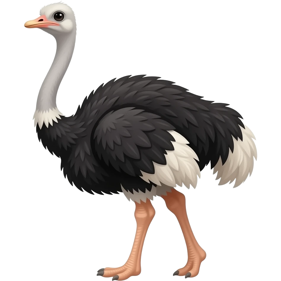 ostrich emoji