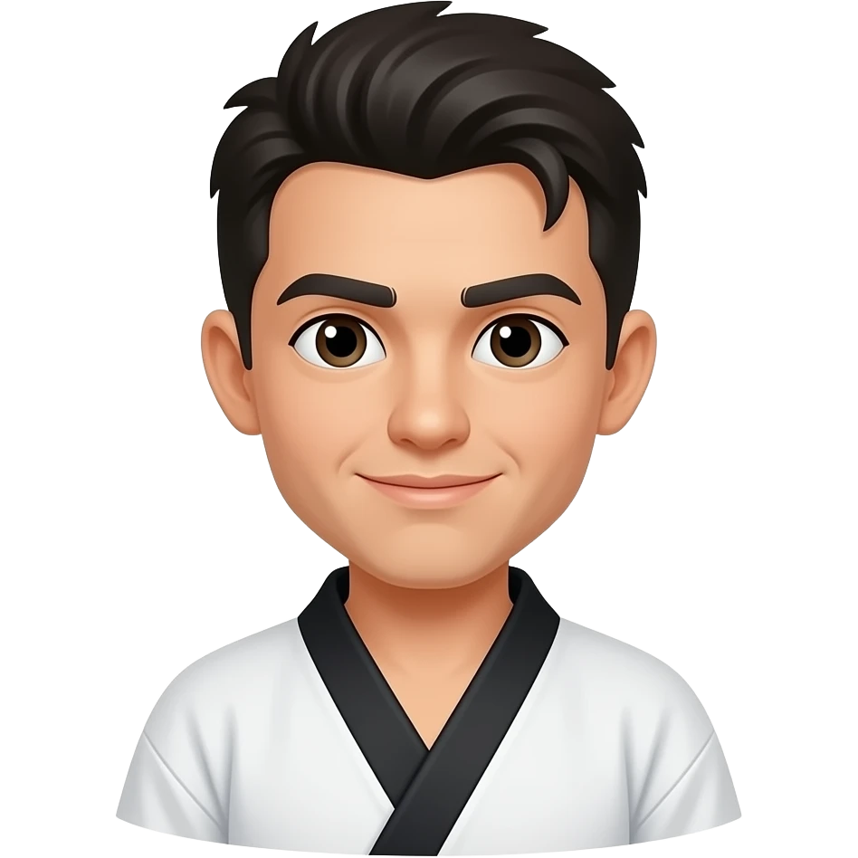 black karate apprentice emoji | AI Emoji Generator