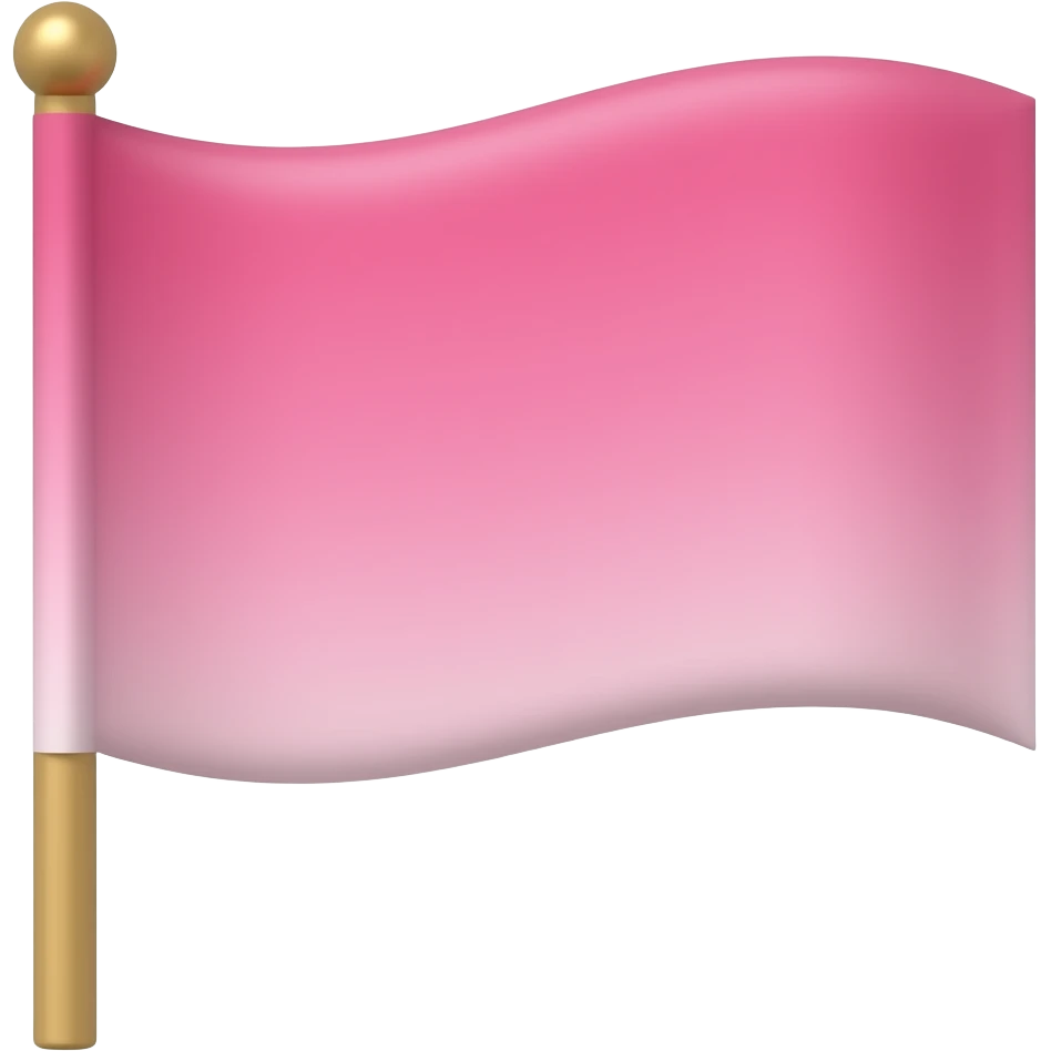 Pink flag emoji