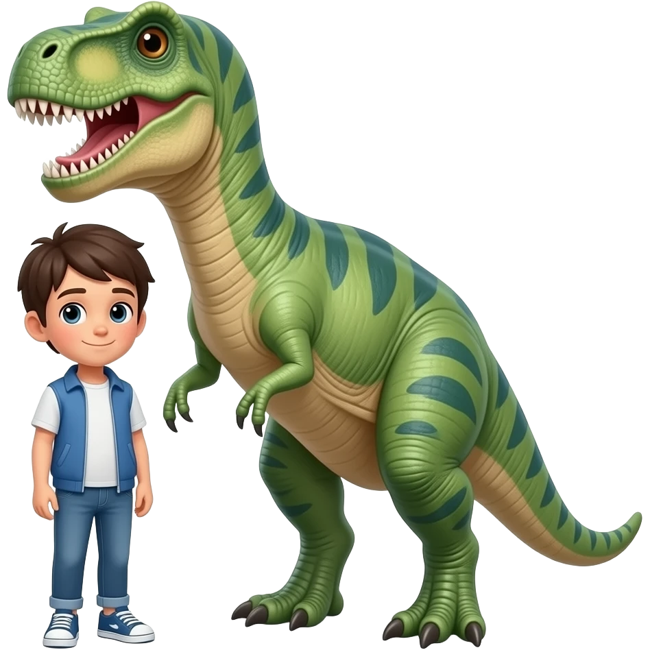 Coolkid plus dinosaur emoji