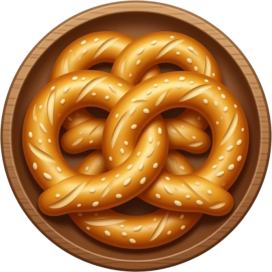 pretzel display emoji