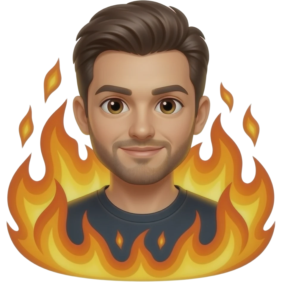 Огонь но человек emoji