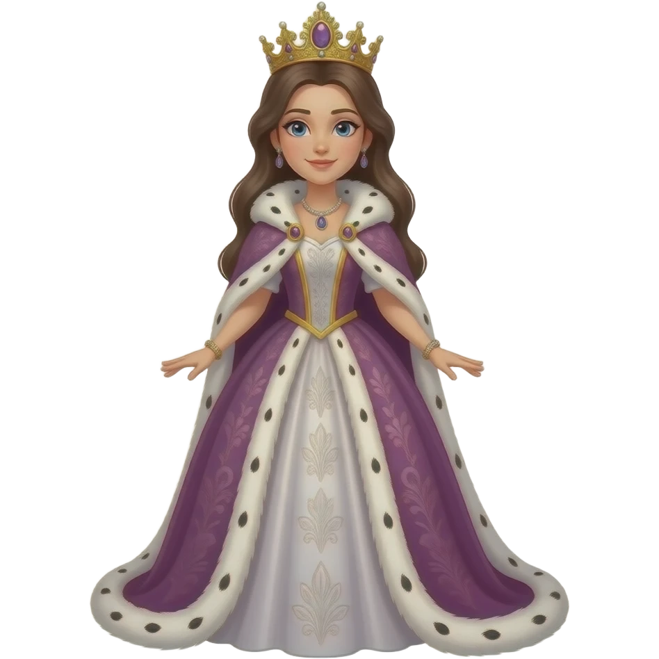 a queen fullbody emoji
