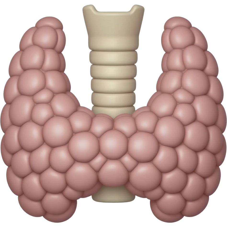 3d model human thyroid emoji