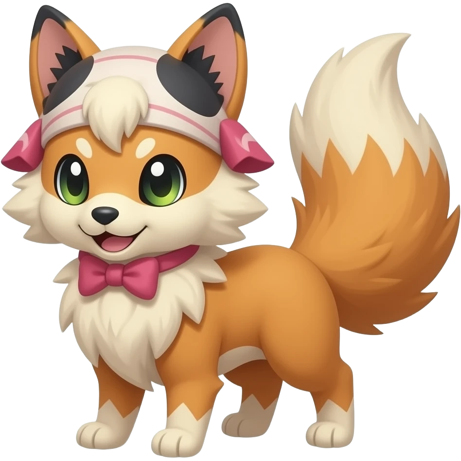 Meowstic-Shaymin-Minccino-Furret-hybrid emoji