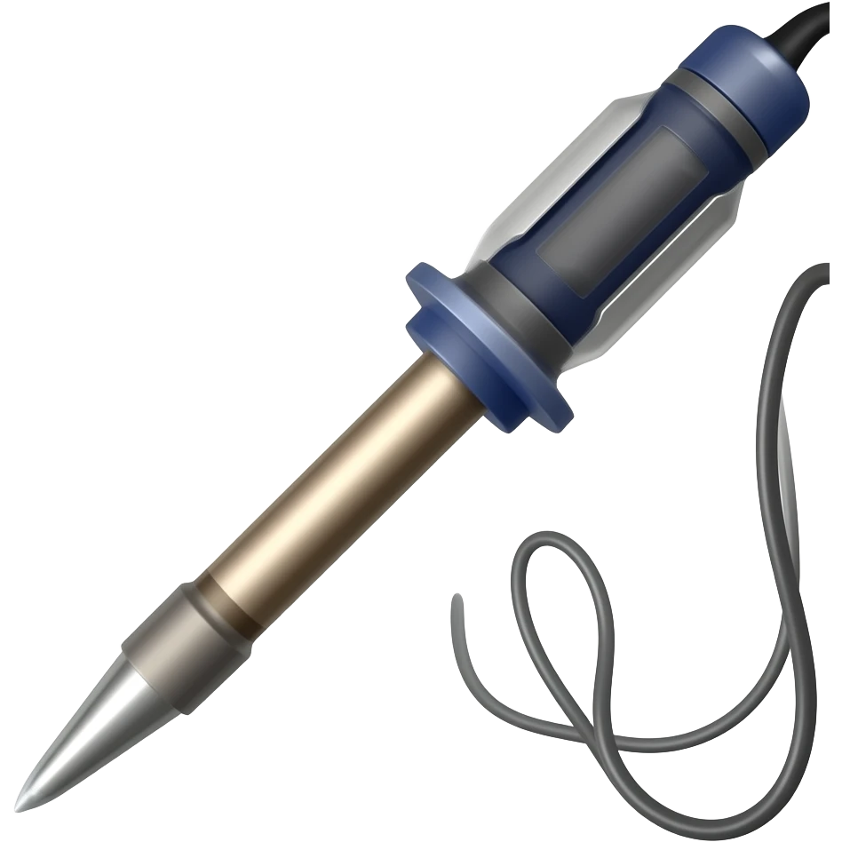 Soldering iron Making smoke emoji
