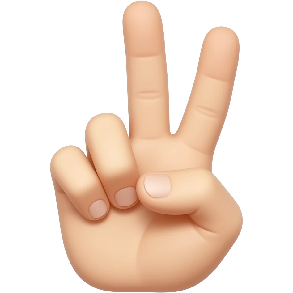 Thumb, middle finger and pinky finger up emoji