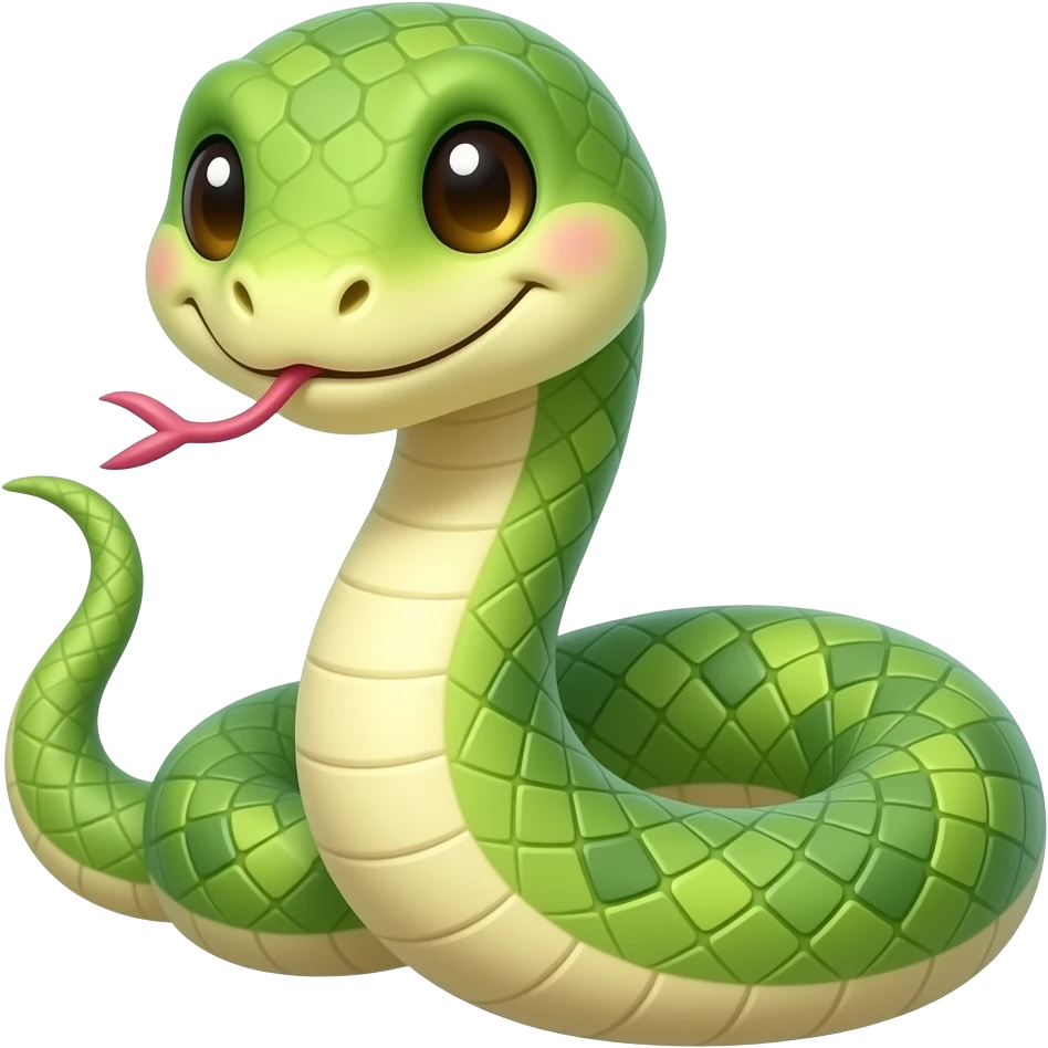 serpiente simpatica emoji