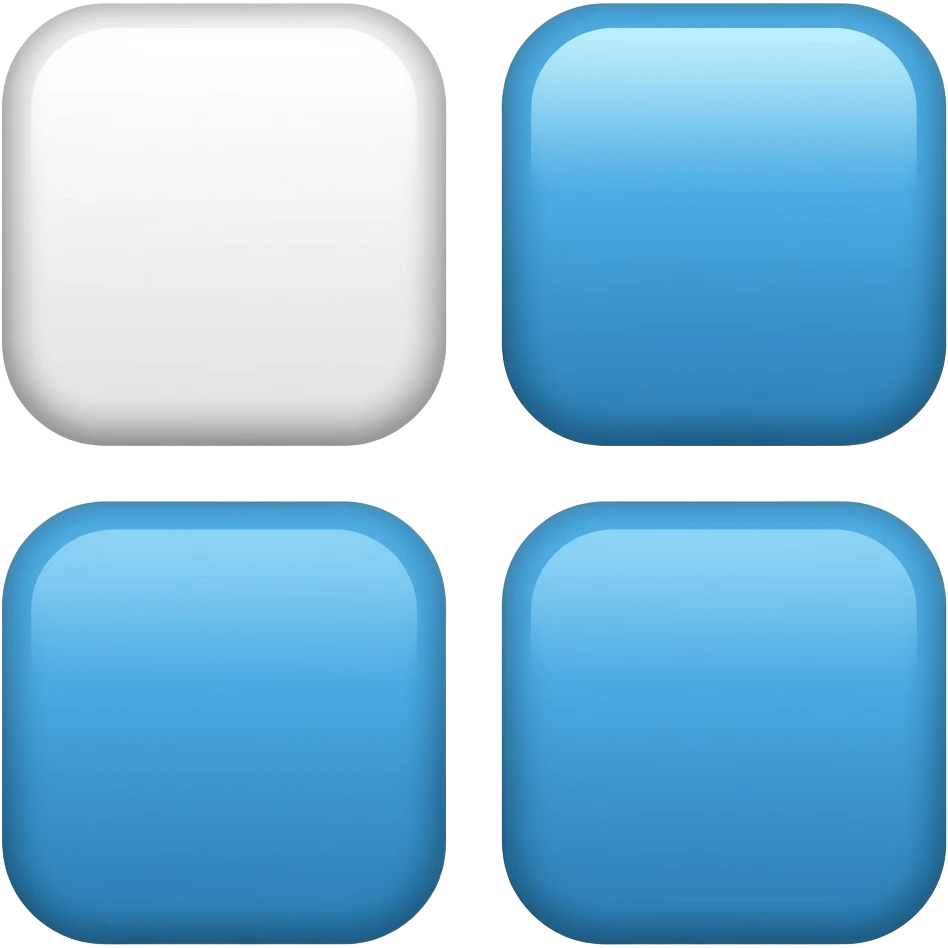 ⬜🟦⬜🟦 emoji