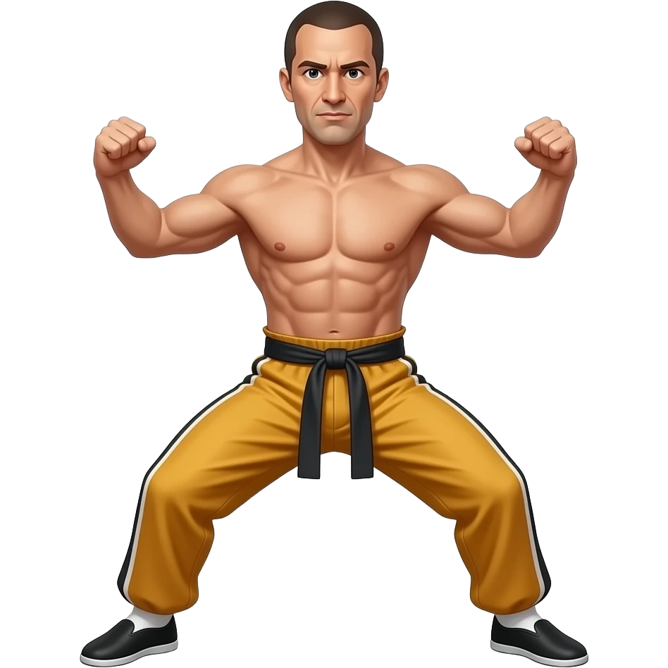 Eric Cantona kung fu emoji