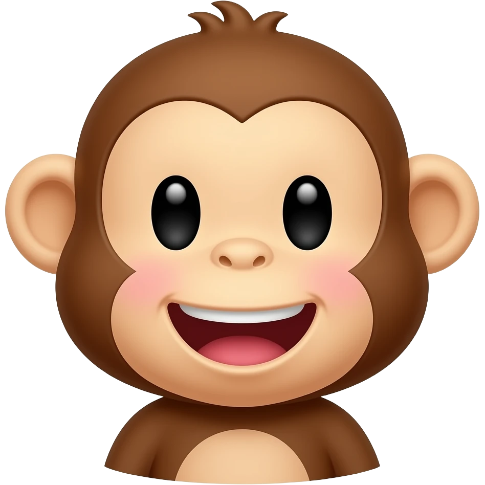 Monkey saying nigger emoji