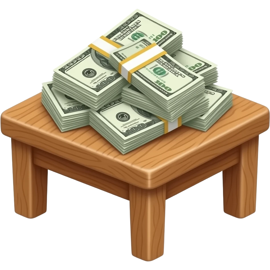 soo mutch money on tabele emoji