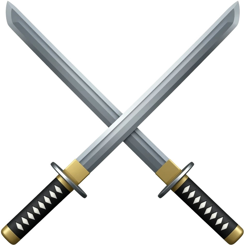 2 katanas emoji