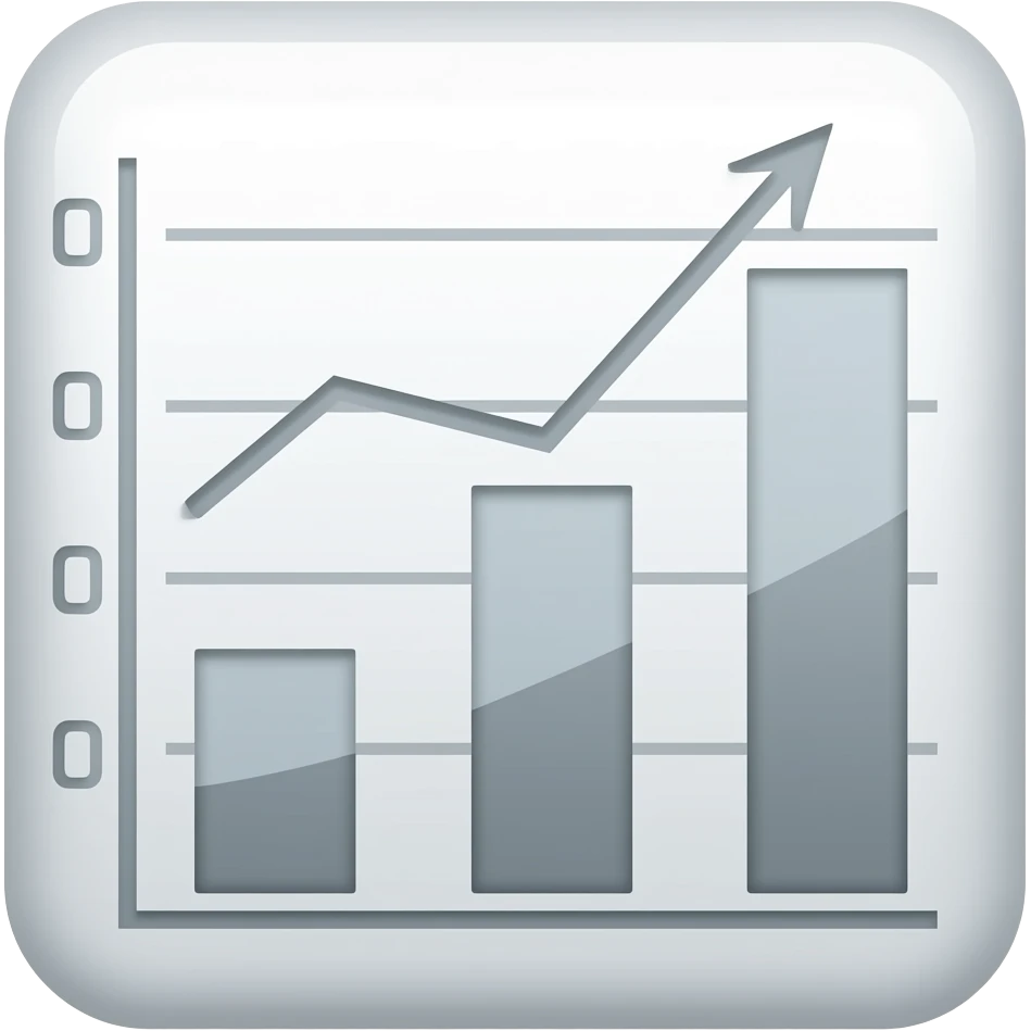 Bar Chart Icon emoji