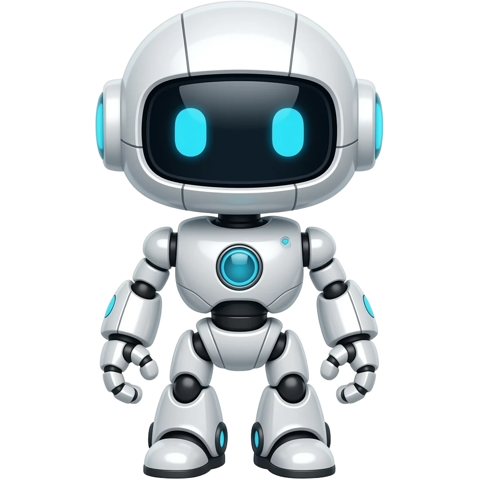 white robot character emoji