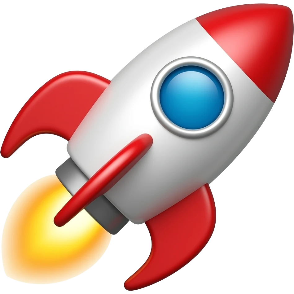 Rocket emoji