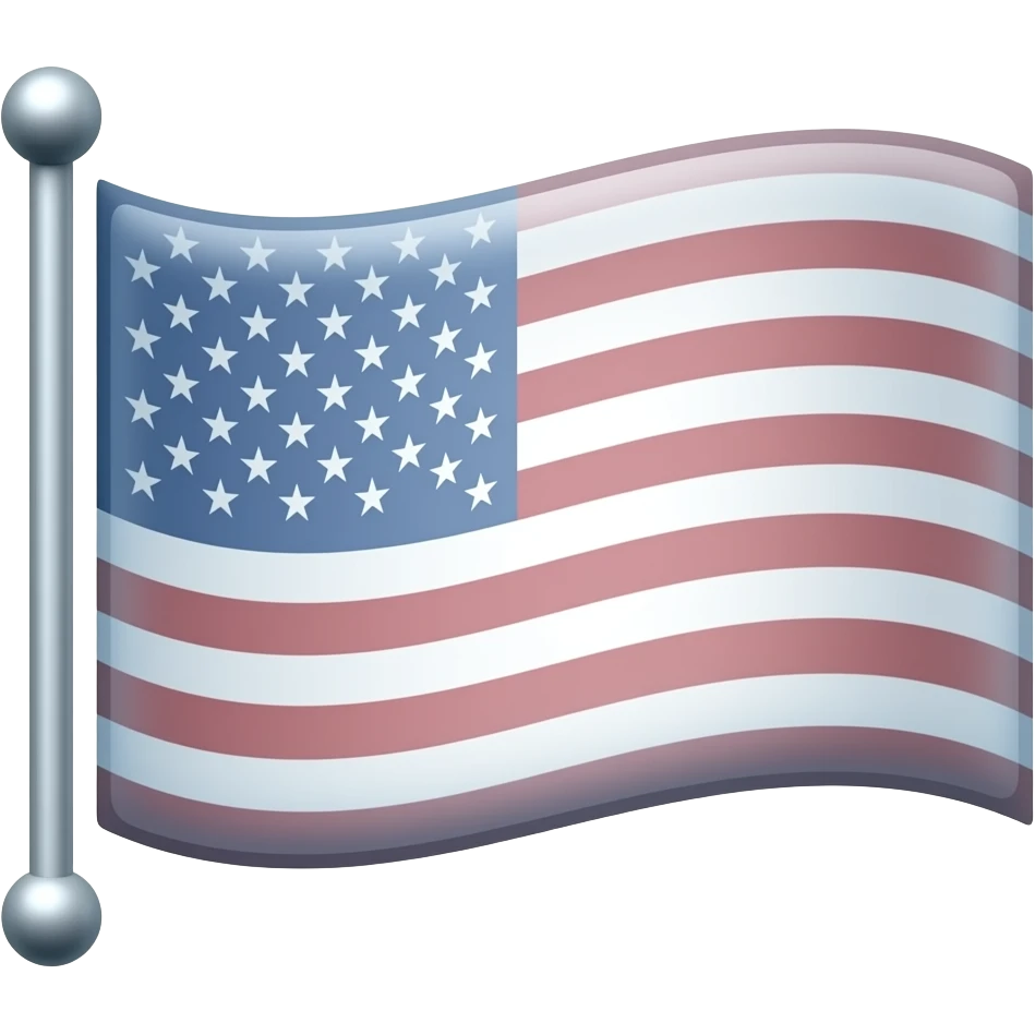 Clear transparent color flag emoji