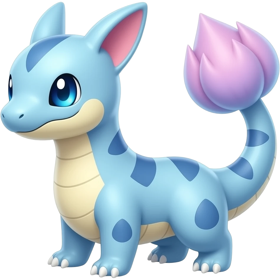 Shiny pastel cute Salandit-Salamence-Ekans-Seviper-Salazzle-Fakemon-hybrid emoji