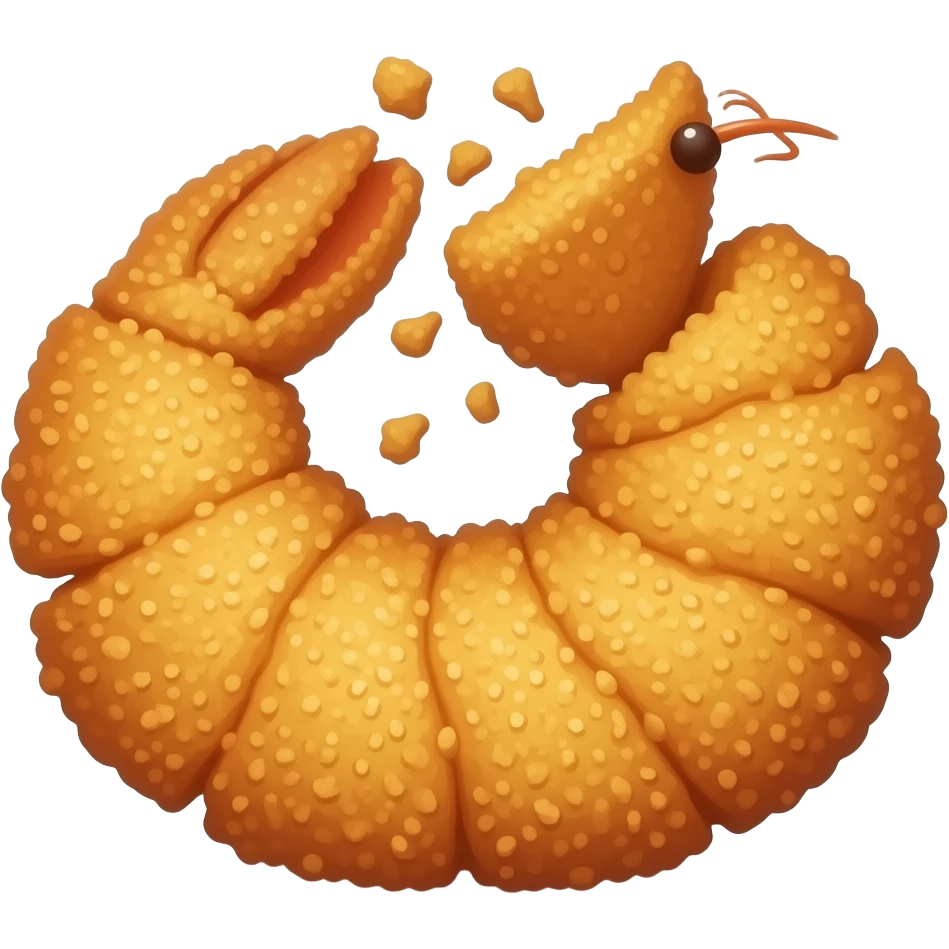 Breading seafood diaster emoji