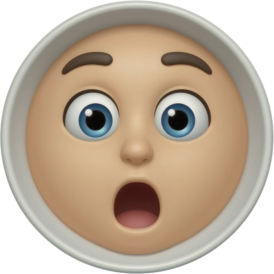 😳+😳=🫪 emoji