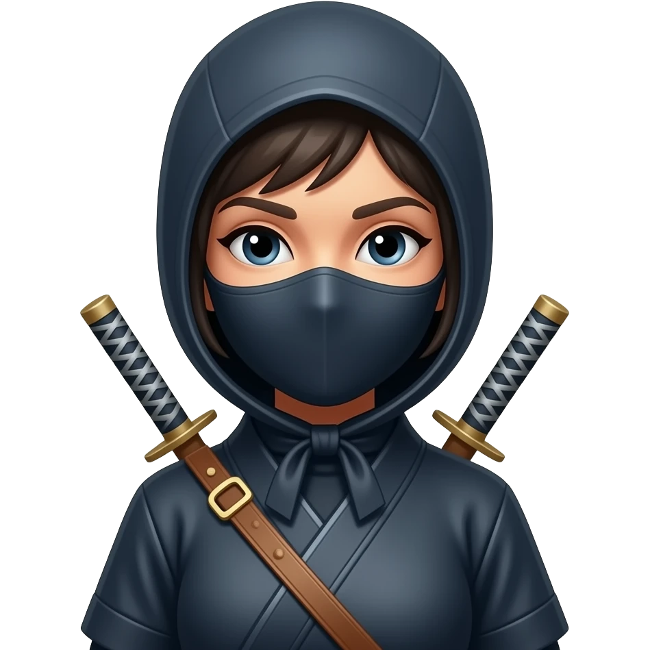 Нінзя жінка emoji