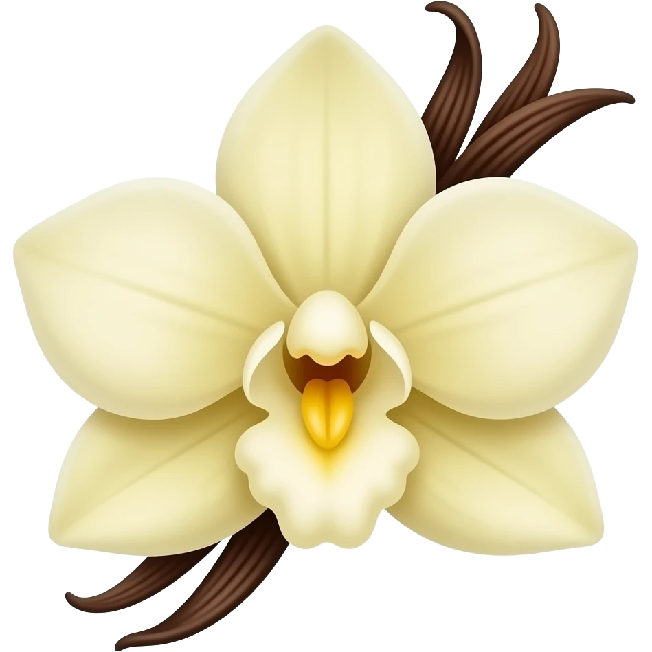 a madagascar vanilla flower emoji